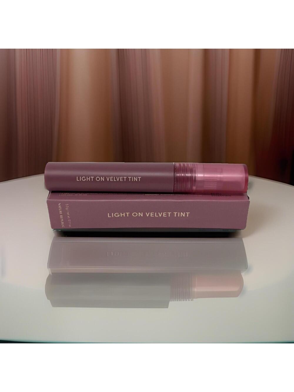 Nature Republic Light on Velvet Tint Matte Sheer Lips Blurring Effect Mood FIG